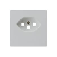 Frontplatte kallysto T23 hellgrau 60×60 für Steckdose Schraubklemme