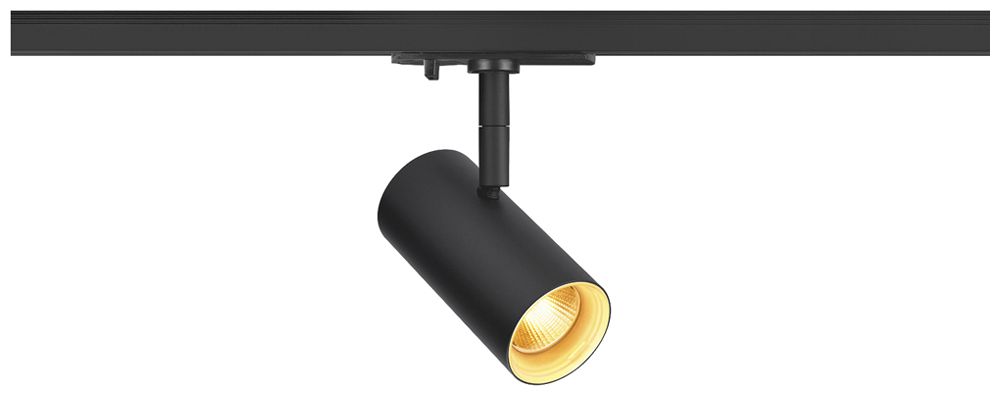Proiettore LED SLV NOBLO SPOT PHASE 6W 740lm 927 32° REG 1fa Ø50mm nero