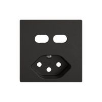 Montageset EDIZIO.liv SNAPFIX® für Kombination USB C+C/Steckdose T13 sz