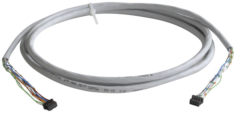 Câble de connexion BBC Bircher Hyperion, détecteur esclave/maître, gris