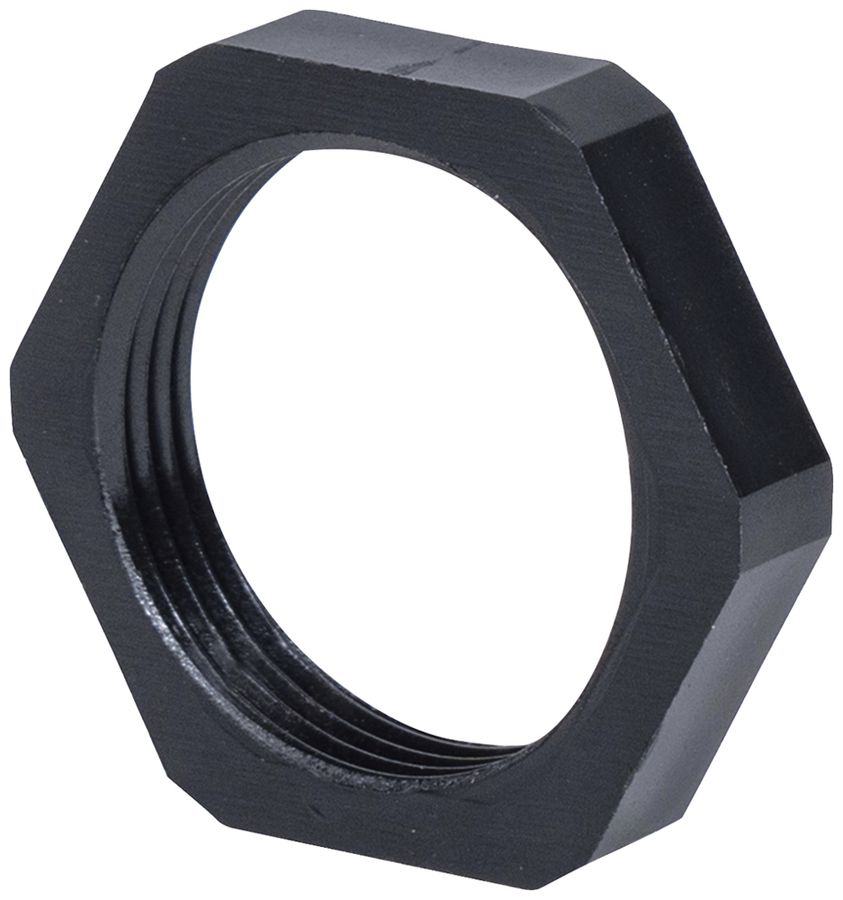 Contre-écrou Plica PA M16×1.5 six pans, noir