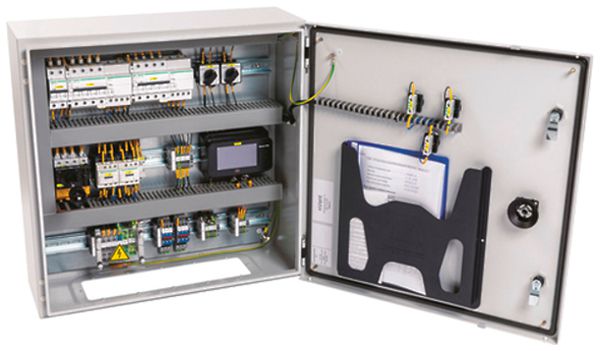 Armoire électrique nVent SBS-FP-ELEXANT450c 9×16A pour 9 circuits de chauffage