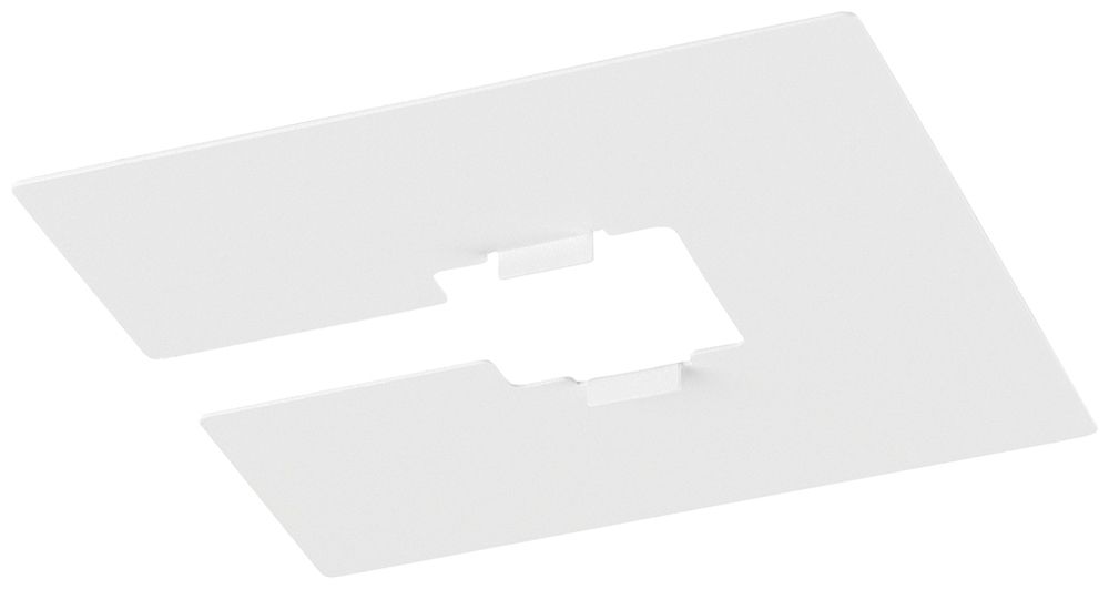 Couvercle SLV acier 100×100×0.4mm blanc