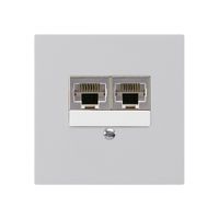 Scatola INC kallysto 2×RJ45s separato CUC grigio chiaro