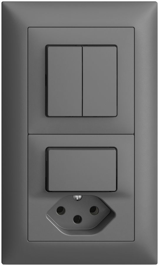 UP-Kombination EDIZIOdue 1/1P+3/T13 dunkelgrau