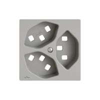 Montageset EDIZIO.liv SNAPFIX® für 3×T23 getrennt hgu