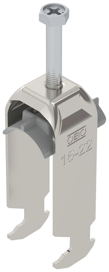 Fixation rapide BET 2056 pied à H matière synthétique 16…22mm 2×câble A2 1.4301