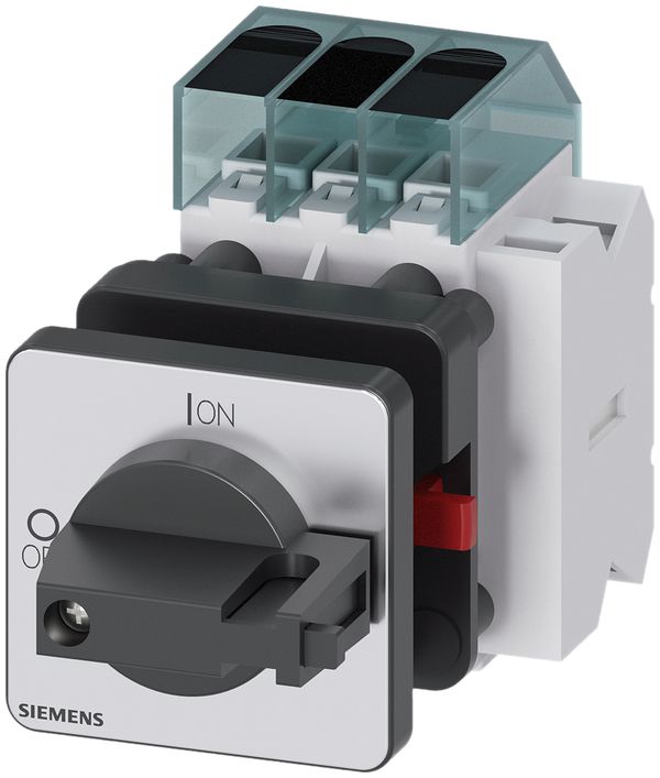 Interrupteur de charge Siemens SENTRON 3LD3 frontal 32A 3L +1F/1O 48×48mm no