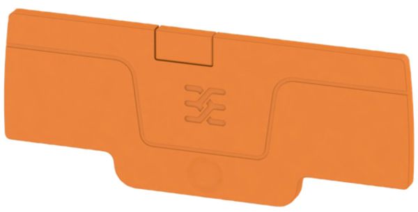 Abschlussplatte Weidmüller A-Reihe AEP 4C 1.5 65.7×2.1mm, orange