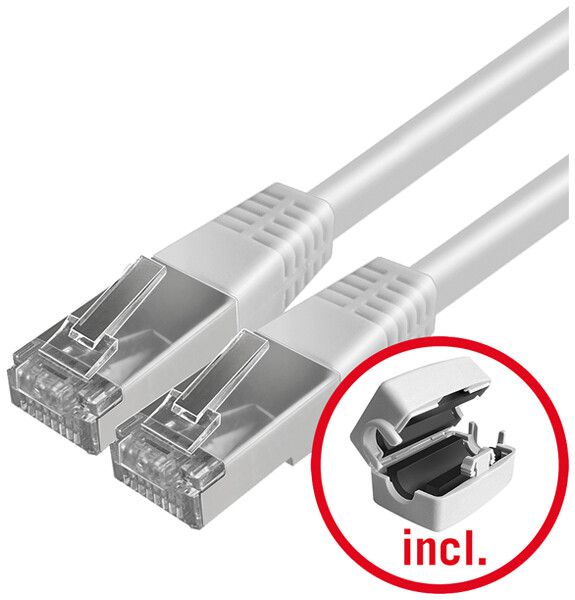 Câble de connexion ESYLUX SmartDriver RJ45 Set 2, 10m, 8×gris