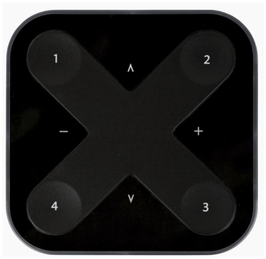 Émetteur RF mural Casambi XPRESS RWBT, Bluetooth, 90×90×12mm, noir