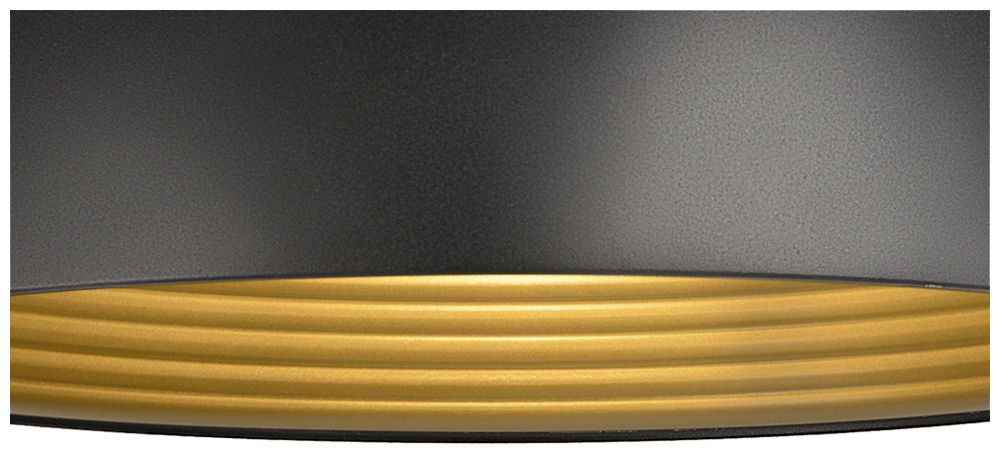 Lampada sospesa SLV FORCHINI M 40 E27 1×40W REG Ø400mm nero/oro