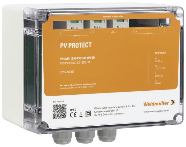 Coffret de protection surtension WM VPUM1I1SXFXV2O0TXPX15