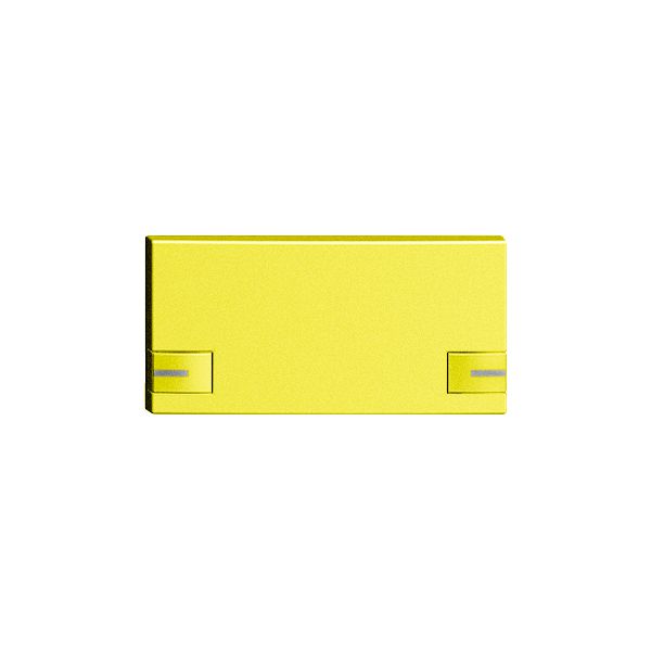 Touche 1/2 KNX/électron.a.LED EDIZIOdue 2× commande simple, lemon