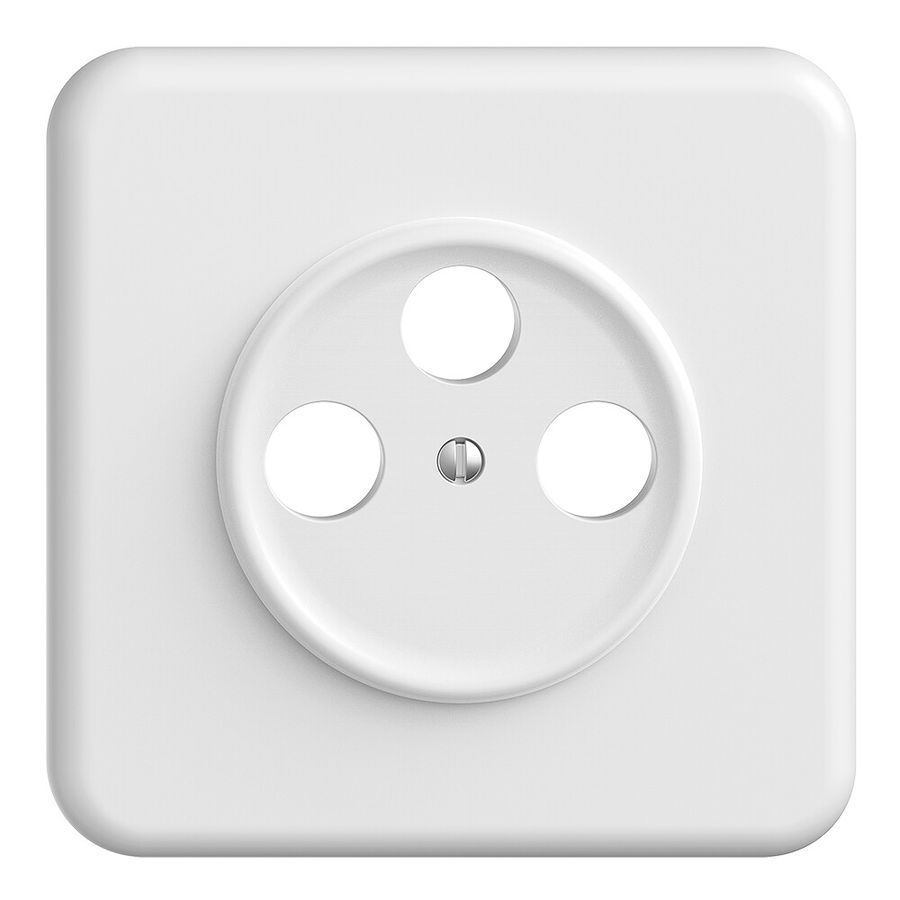 UP-Frontset STANDARDdue weiss 90×90mm