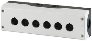 AP-Gehäuse ETN 6×1 grau