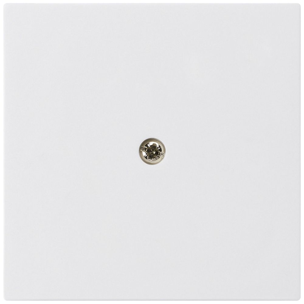 Plaque frontale pleine kallysto blanc 60×60mm