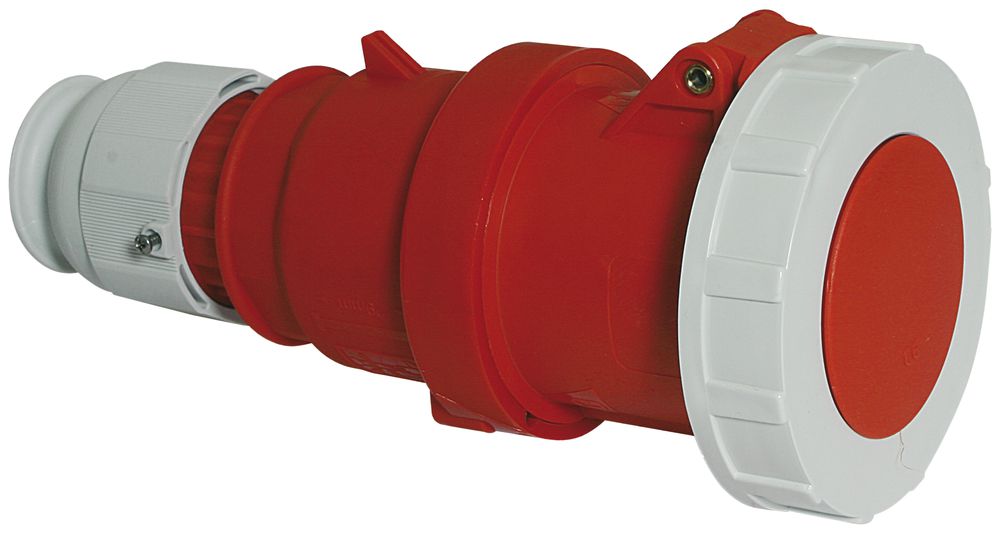Prise mob.CEE Bals 5P 63A 400V 6h rouge IP67 nick.BV TE-Plus