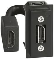 Anschlussdose Living Now HDMI 14 mit Anschlusskabel und Stecker 1 Modul