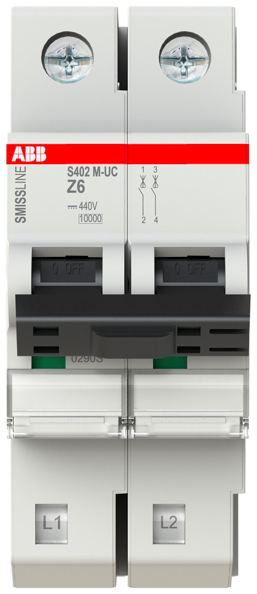 Disgiuntore SMISSLINE TP UCZ 2×6A 10kA