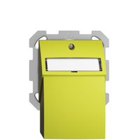 Kit montaggio ENC Edue FM, con cappa di uscita dritta, per 2×Keystone, lemon