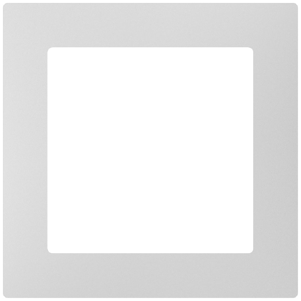 Abdeckrahmen SIDUS 1×1 alu