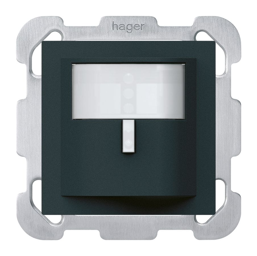 Détecteur de mouvement ENC Hager kallysto B KNX noir