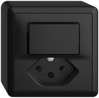 AP-Kombination 3/1P+T13 EDIZIOdue schwarz