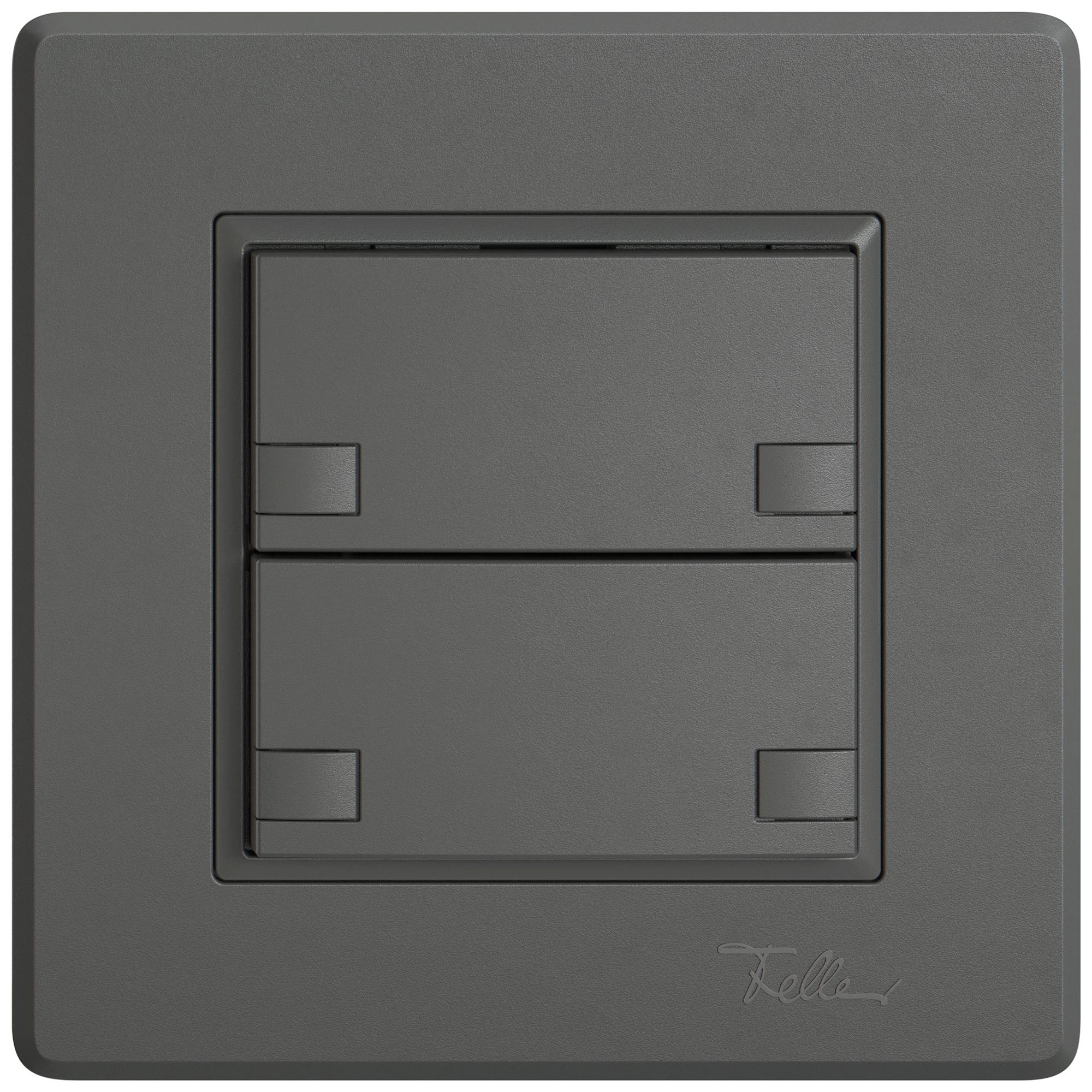 Poussoir KNX RGB ENC EDIZIO.liv SNAPFIX® capteur temp.s.LED 2× comm.2T grf