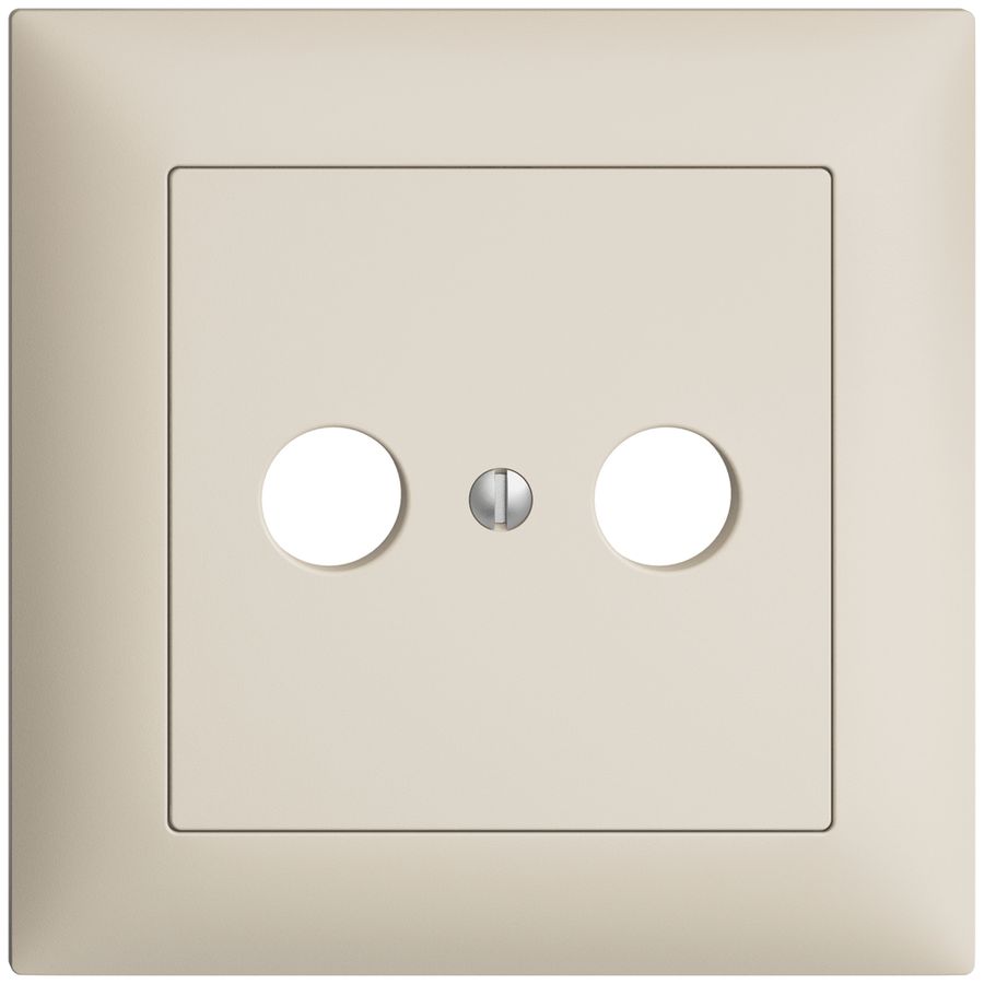 Kit frontal ENC EDIZIOdue crema 88×88mm