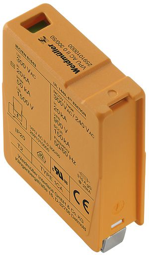 Parasurtension Weidmüller VPU AC II F 0 300/40