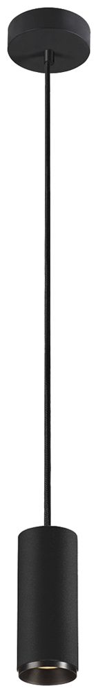 LED-Pendelleuchte SLV NUMINOS S PHASE 11W 1020lm 3000K 60° Ø65×162mm schwarz