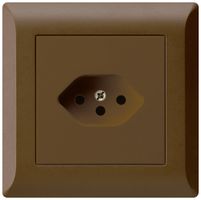 UP-Steckdose kallysto.line T13 braun mit Kinderschutz