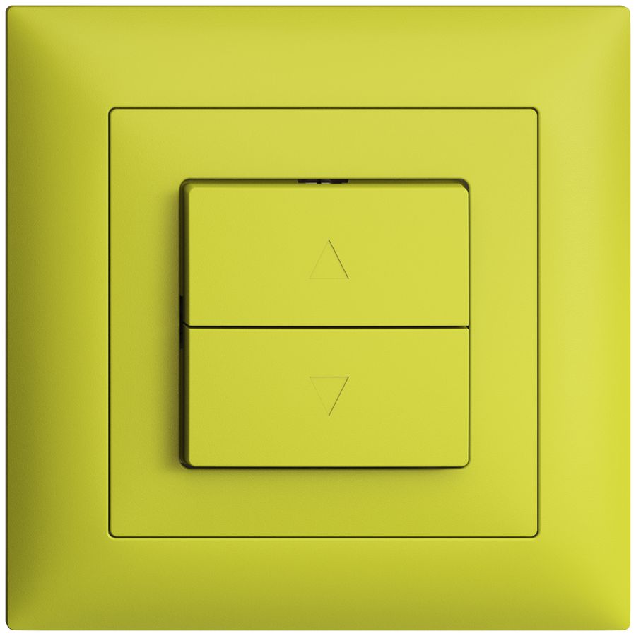 Kit frontale INC EDIZIOdue FMI lemon per pulsante & interr.tapparel.