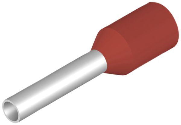 Embout de câble Weidmüller H isolé 1mm² 8mm rouge DIN relié