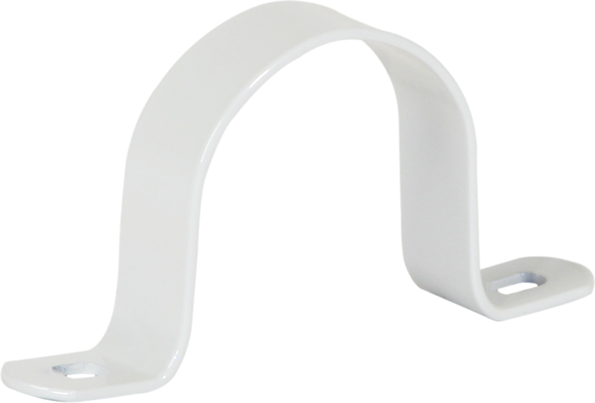 Bride Plica 2-lappig M40 Stahl lackiert hellgrau