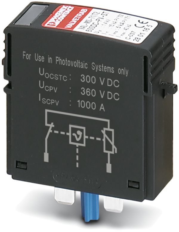 PV-Ersatzpatrone Phoenix Contact VAL-MS 600VDC Typ 1+2