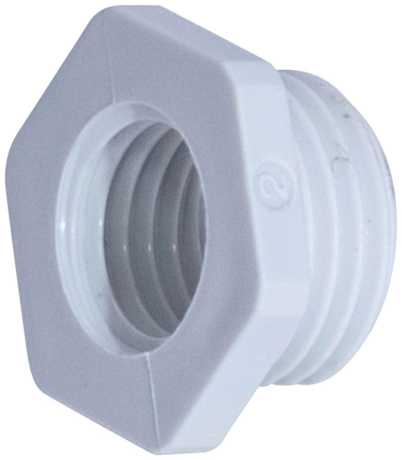 Reduktion PA aussen M40, innen M20 grau halogenfrei
