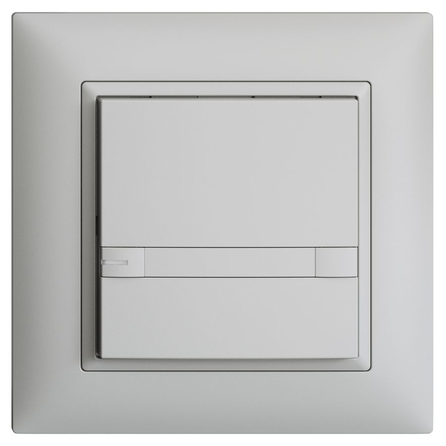 Poussoir KNX RGB ENC EDUE FMI, 250mW, a.LED RGB, papier, 1×pouss., C.2×T., grc