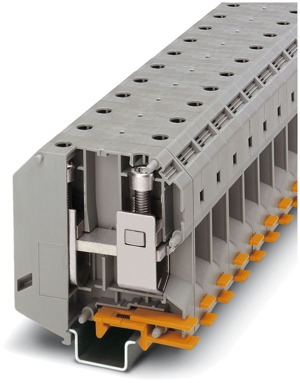 Reihenklemme 25…95mm² CLIPLINE Schraubanschluss grau