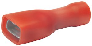 Flachsteckhülse FERR RSVY vollisoliert PA 4.8×0.5mm 0.5…1.5mm² rt