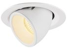 EB-LED-Downlight SLV NUMINOS GIMBLE M, 17.5W 500mA 1600lm 3000K 40° ws