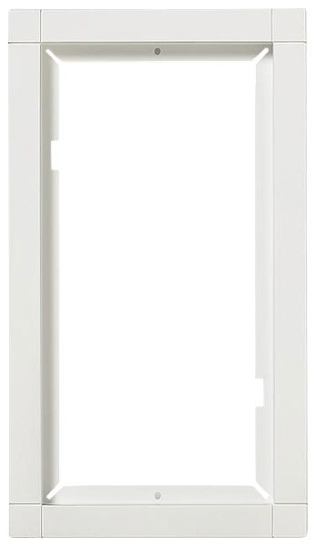 Cornice combinato Siedle, in alluminio, 231×131×15mm, bianco