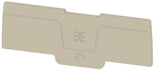 Abschlussplatte Weidmüller SEP 4C 4mm² 2mm V0 beige