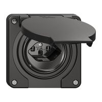 Steckdose NEVO N.CO, 1×T23, IP21, schwarz