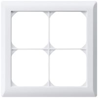 UP-Abdeckrahmen kallysto.line 2×2 weiss 152×152mm
