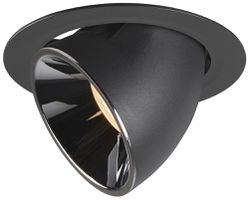 Downlight LED INC SLV NUMINOS GIMBLE XL, 37.4W 1050mA 3400lm 2700K 40° no/chr