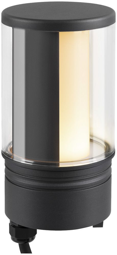 LED-Leuchtenkopf SLV M-POL M Shader DALI 19W 820lm 927/930 IP65 Ø122.6mm anthr.