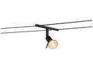 Lampada per corda SLV SYROS per TENSEO, GX5.3 50W IP20 nero