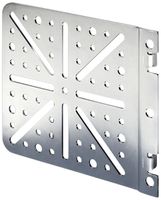 Montageplatte Rittal TS 8612.400 120×141.5mm Lochung Stahl 4Stk